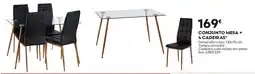 Bricomarché Conjunto mesa + 4 cadeiras promoção