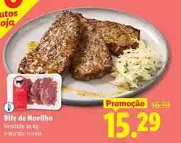 Lidl Bife de Novilho promoção