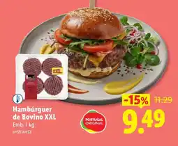 Lidl Hambúrguer de Bovino XXL promoção