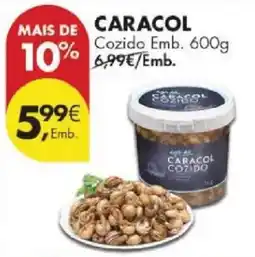 Pingo Doce Caracol cozido promoção