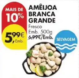 Pingo Doce Amêijoa branca grande fresco promoção