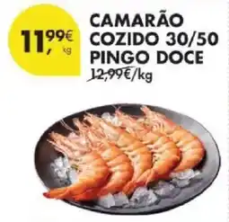 Pingo Doce Camarão cozido 30/50 pingo doce promoção