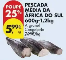 Pingo Doce Pescada média daa africa do sul promoção