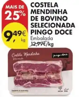 Pingo Doce Costela mendinha de bovino selecionada pingo doce promoção