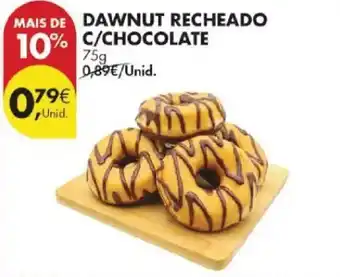 Pingo Doce Dawnut recheado c/chocolate promoção