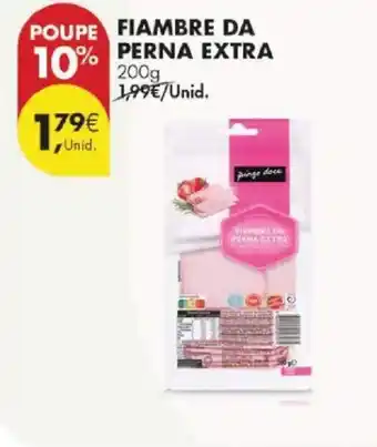 Pingo Doce Fiambre da perna extra promoção