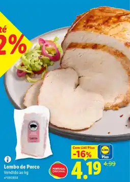 Lidl Lombo de Porco promoção