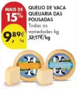 Pingo Doce Queijo de vaca queijaria das pousadas promoção