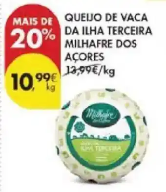Pingo Doce Queijo de vaca da ilha terceira milhafre dos açores promoção