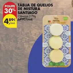 Pingo Doce Tábua de queijos de mistura santiago promoção