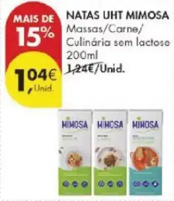 Pingo Doce Natas uht mimosa promoção