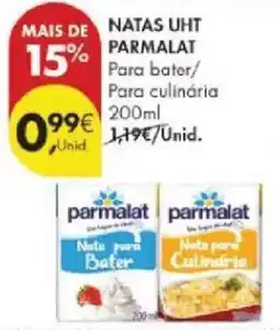 Pingo Doce Natas uht parmalat promoção