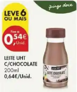 Pingo Doce Leite uht c/chocolate promoção