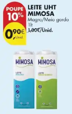 Pingo Doce Leite uht mimosa promoção