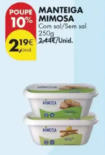 Pingo Doce Manteiga Mimosa promoção