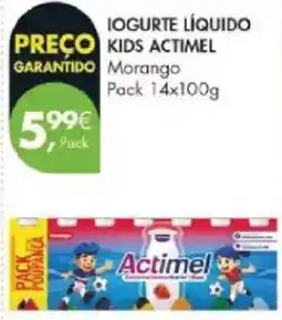 Pingo Doce Iogurte líquido kids actimel promoção