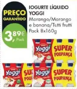 Pingo Doce Iogurte líquido yoggi promoção