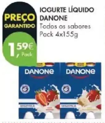 Pingo Doce Iogurte líquido danone promoção