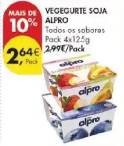 Pingo Doce Vegegurte soja alpro promoção