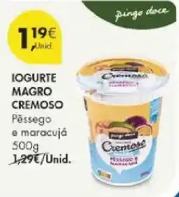Pingo Doce Iogurte magro cremoso promoção