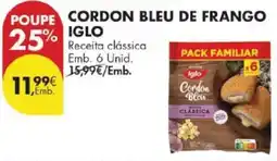 Pingo Doce Cordon bleu de frango iglo promoção