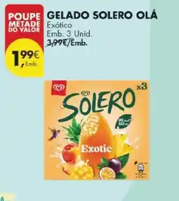 Pingo Doce Gelado solero olá exótico promoção