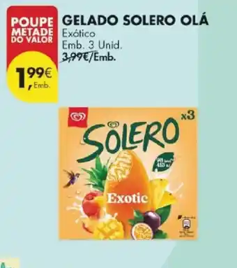 Pingo Doce Gelado solero olá exótico promoção