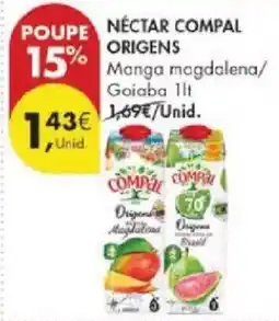 Pingo Doce Nectar compal origens promoção