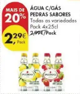 Pingo Doce Água c/gás pedras sabores promoção