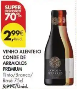 Pingo Doce Vinho alentejo conde de arraiolos premium promoção