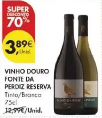 Pingo Doce Vinho douro fonte da perdiz reserva promoção