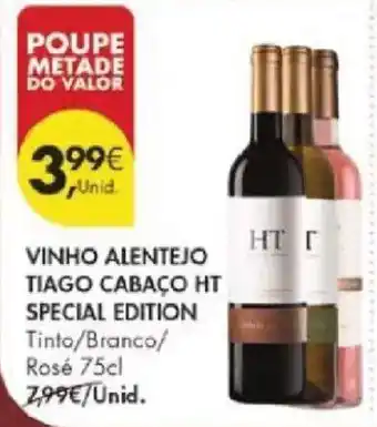Pingo Doce Vinho alentejo tiago cabaco ht special edition promoção