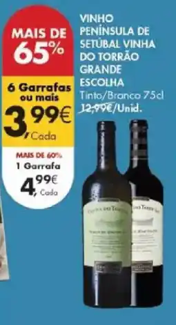 Pingo Doce Vinho península de setúbal vinha do torrão grande escolha promoção