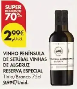 Pingo Doce Vinho península de setúbal vinhas de algeruz reserva especial promoção