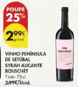 Pingo Doce Vinho península de setúbal syrah alicante bouschet tinto promoção