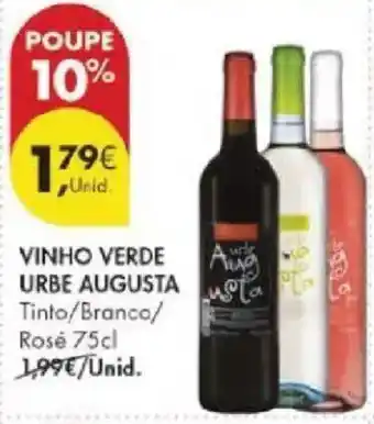 Pingo Doce Vinho verde urbe augusta promoção