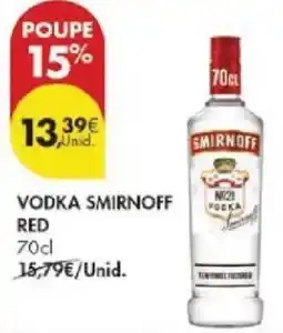 Pingo Doce Vodka smirnoff red promoção