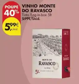 Pingo Doce Vinho monte do ravasco promoção