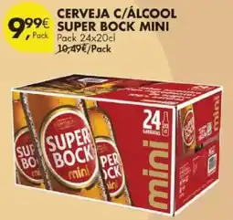 Pingo Doce Cerveja c/álcool super bock mini promoção