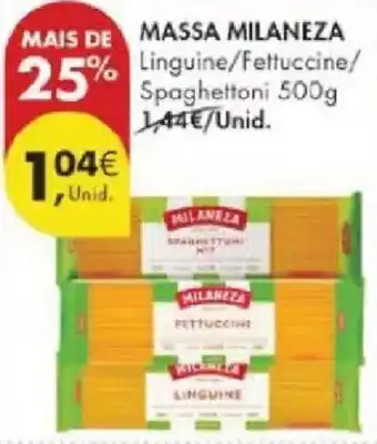 Pingo Doce Massa milaneza promoção