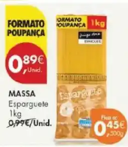 Pingo Doce Massa esparguete promoção