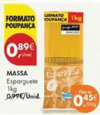 Pingo Doce Massa esparguete promoção