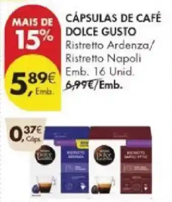 Pingo Doce Cápsulas de café dolce gusto promoção