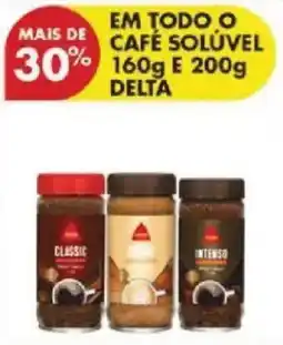 Pingo Doce Em todo o cafe solúvel Delta promoção