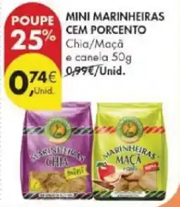 Pingo Doce Mini marinheiras cem porcento promoção