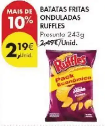 Pingo Doce Batatas fritas onduladas ruffles promoção