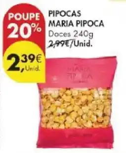 Pingo Doce Pipocas maria pipoca promoção