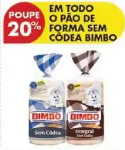 Pingo Doce Em todo o pão de forma sem côdea bimbo promoção