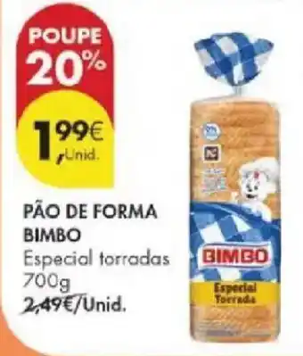 Pingo Doce Pão de forma bimbo promoção