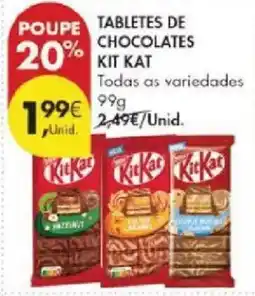 Pingo Doce Tabletes de chocolates kit kat promoção